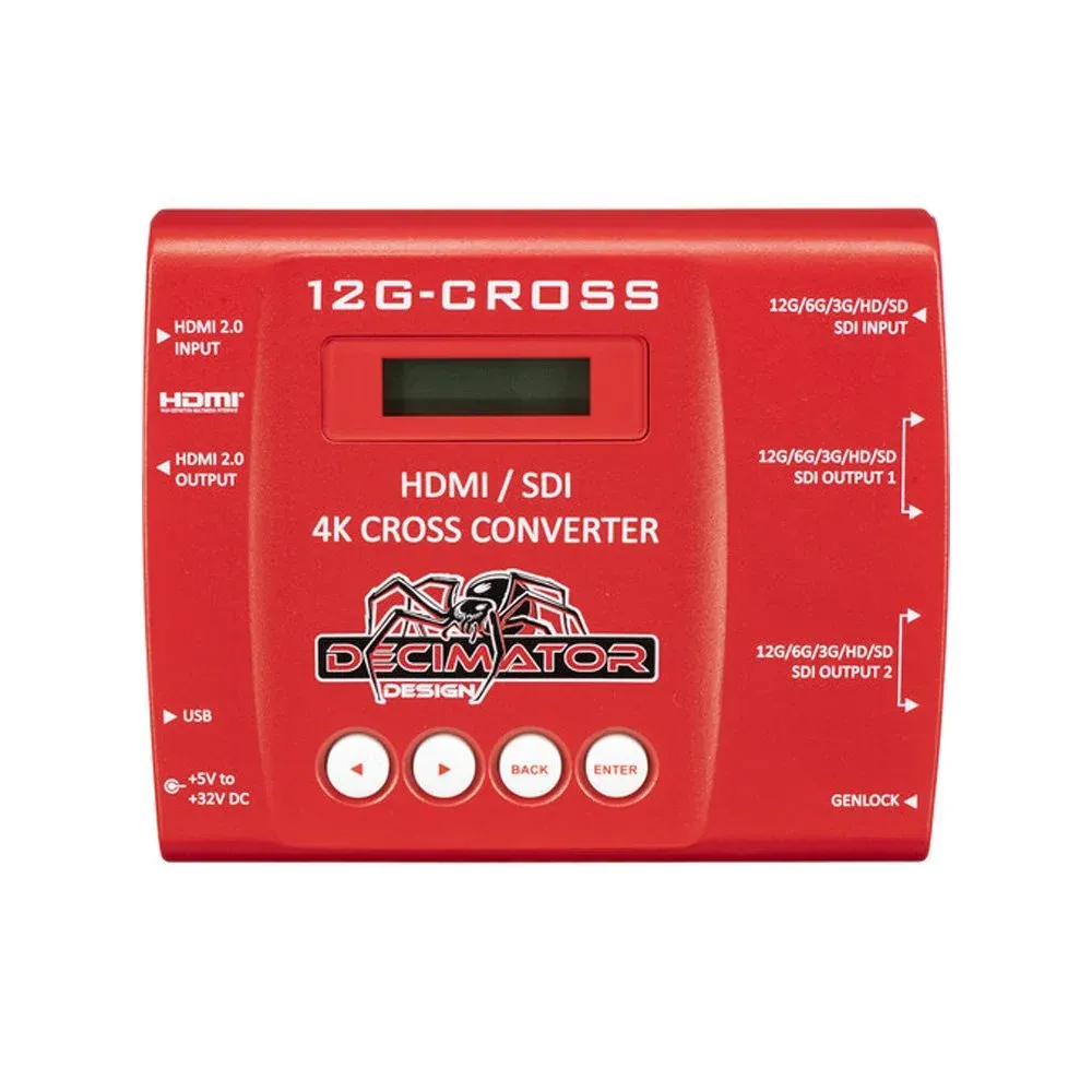 Decimator - 4K 12G - Cross Converter