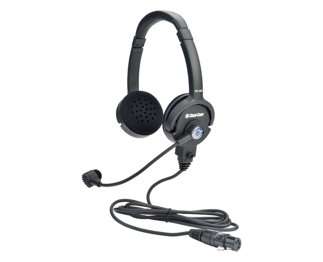 ClearCom - CC-220 - Dual Ear Lightweight Headset (FLXR4)