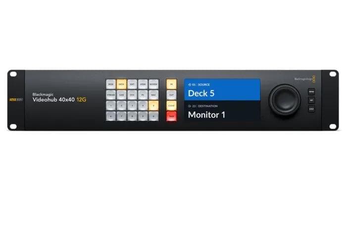 Blackmagic SDI 12G Smart Video Hub 40X40